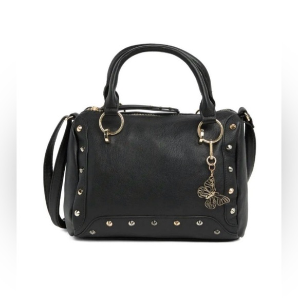 Jessica Simpson Handbags - NWT Jessica Simpson Sarina Studded Satchel | Black